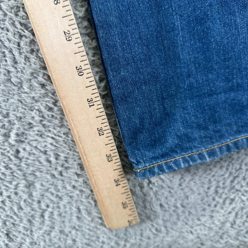 Vintage True Religion Jeans Mens 38x34 Blue Cotton Denim Straight Faded Workwear